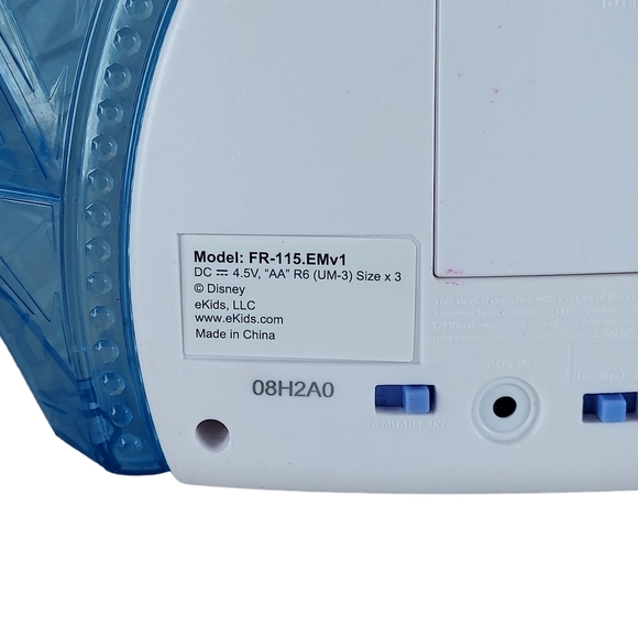 Disney© Frozen 2 Sing Along Mic Boombox Karaoke Toy Model FR-115.EMv1 TESTED - Picture 8 of 12